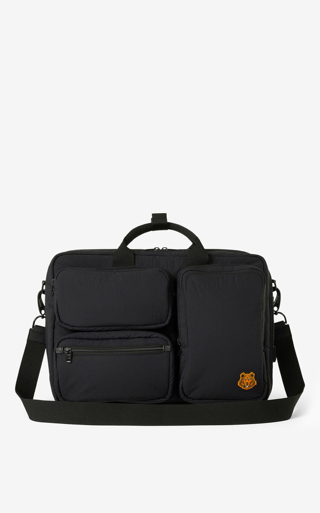 Sac À Dos Kenzo Tiger Crest utilitarian Homme Noir | IYPO-62439